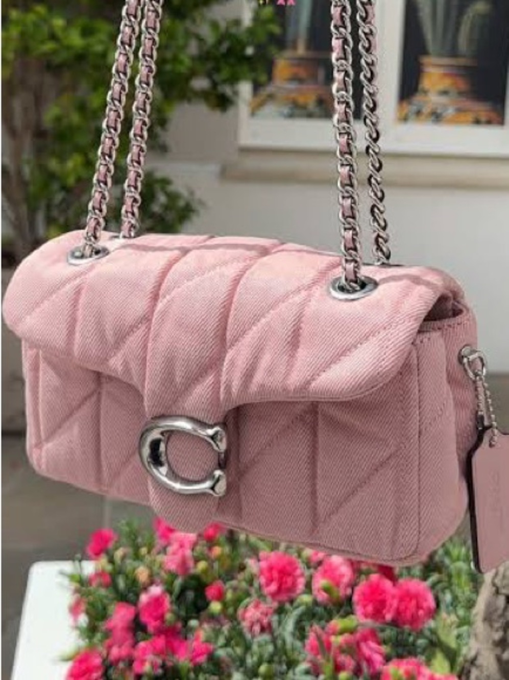 Coach Tabby 26 Shoulder Bag in Ballerina Light Pink - New - Picture 6 of 8